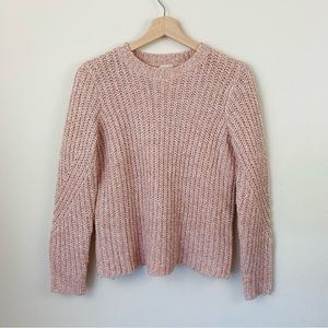A New Day Light Pink Chunky Knit Sweater. Size S
